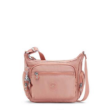 Kipling Gabbie Small Metallic Crossbodytassen Roze | België 2073TC